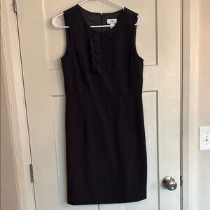 Loft by Ann Taylor Elegant Black Sleeveless Dress